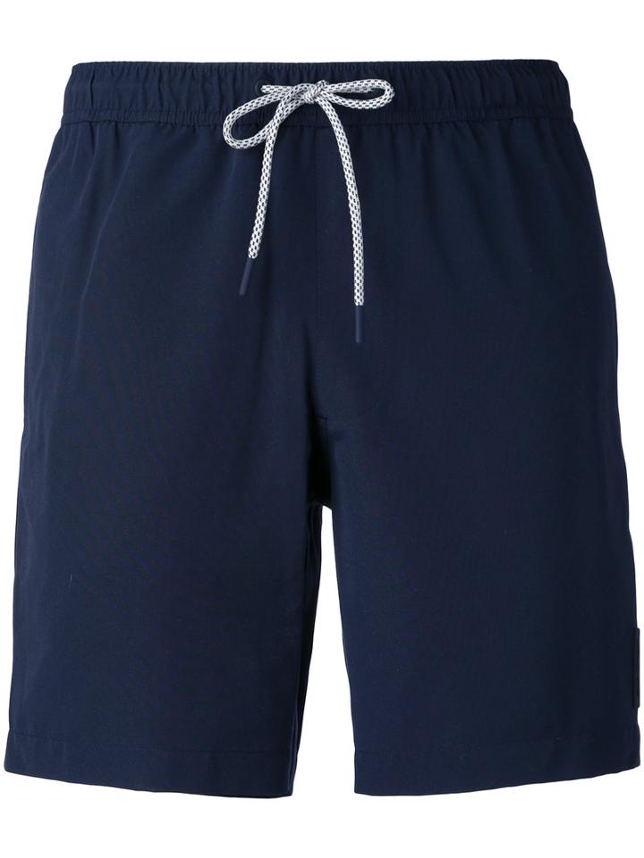 Drawstring Swim Shorts - Men - Polyester - M, Blue, Polyester, Michael Kors