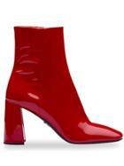 Prada Square-toe Boots - Red