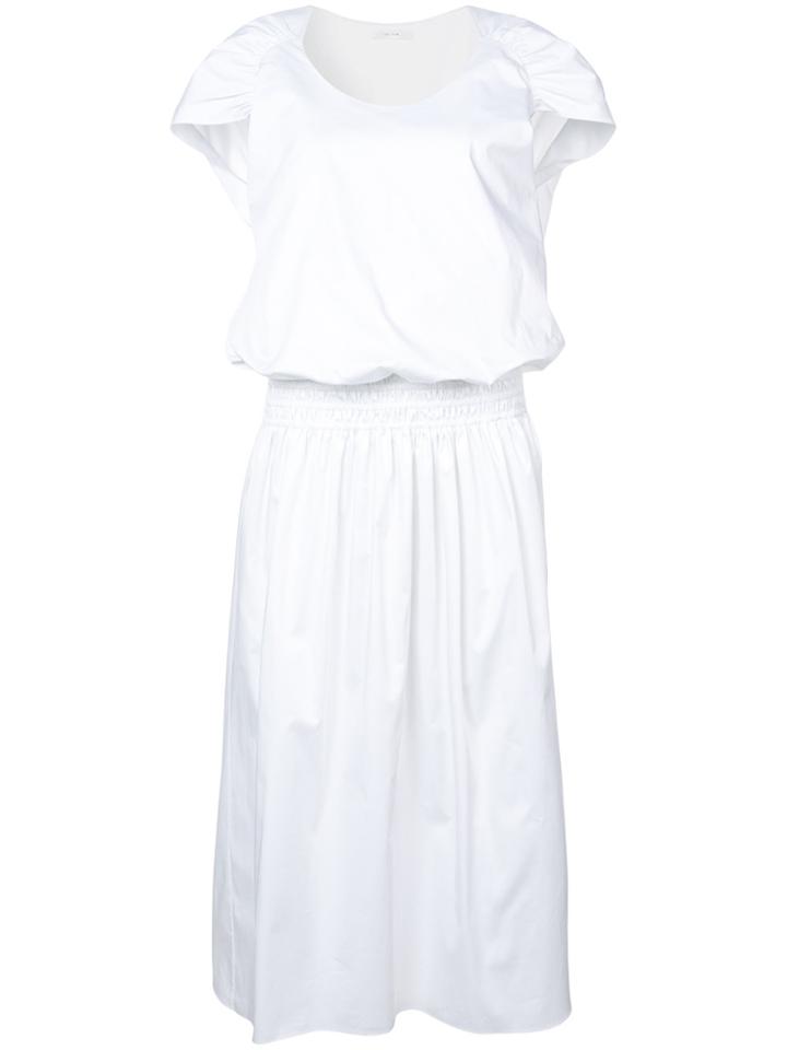 The Row April Cape Dress - White