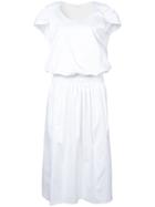 The Row April Cape Dress - White