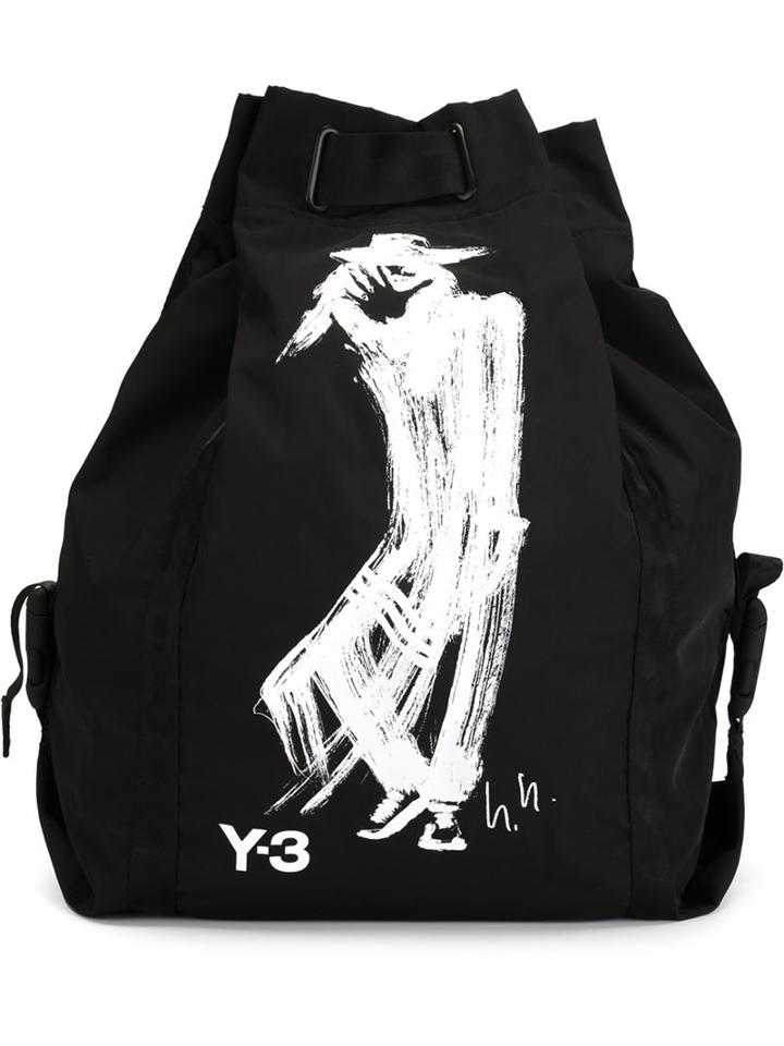 Y-3 Printed Backpack
