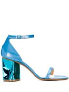 Maison Margiela Metallic Heel Sandals - Blue
