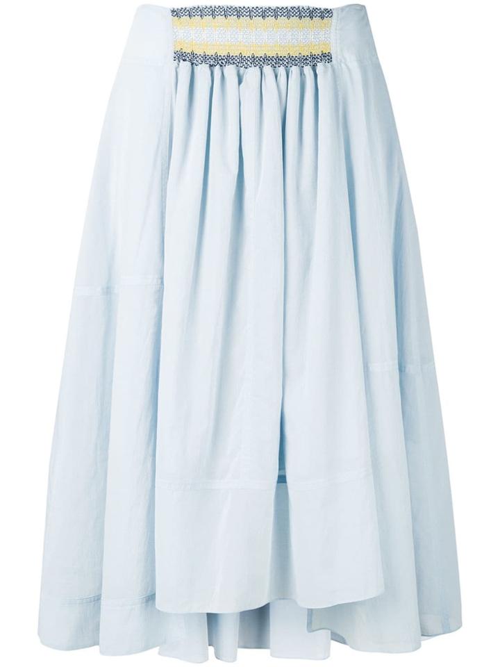 Loewe High-rise Flowing Skirt - Blue