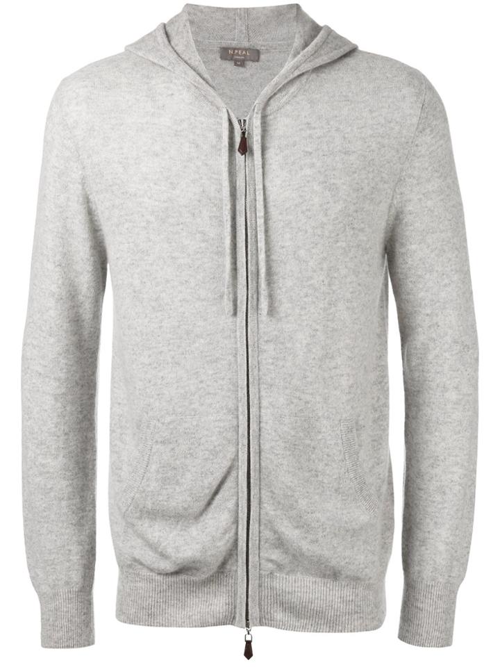 N.peal Zip Up Hoodie - Grey