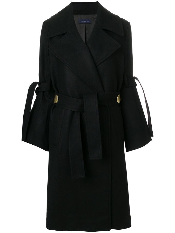 Eudon Choi Long Trench Coat - Black
