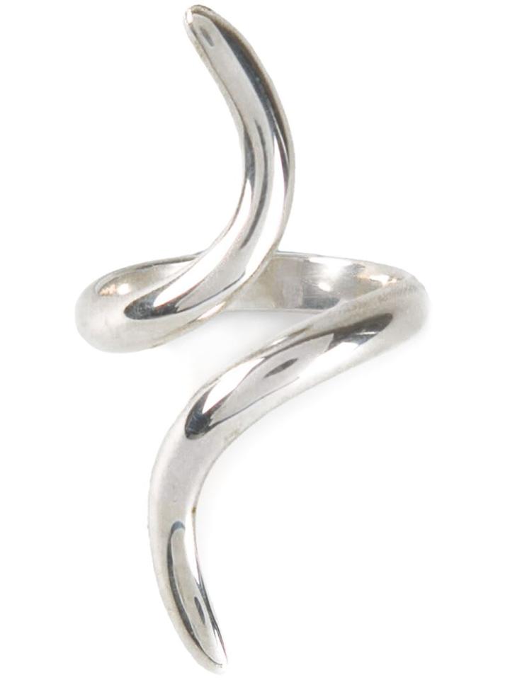 Maxime Llorens Double Thorn Ring, Adult Unisex, Size: Large, Metallic