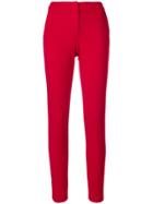 Blugirl High Waisted Trousers - Red
