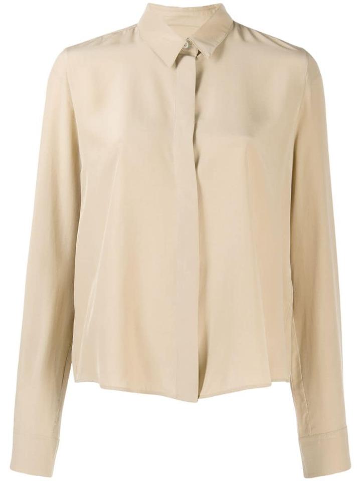 Jil Sander Relaxed-fit Silk Shirt - Neutrals