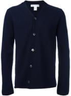 Comme Des Garçons Shirt V-neck Cardigan, Men's, Size: Medium, Blue, Wool