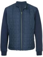 D'urban Front Zip Padded Jacket - Blue