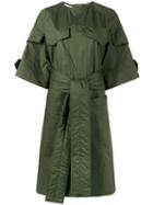Marni - Military Shirt Dress - Women - Cotton - 42, Green, Cotton