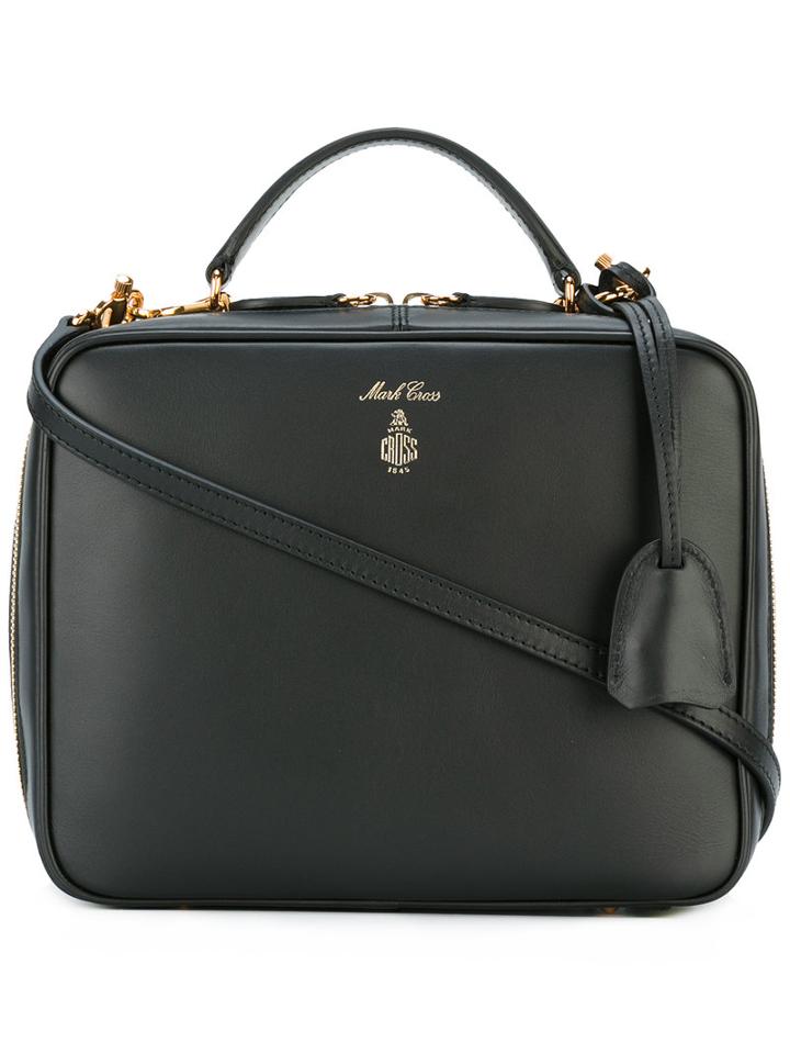 Mark Cross Laura Shoulder Bag, Women's, Black, Leather