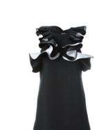 Victoria Victoria Beckham Ruffle Top Dress