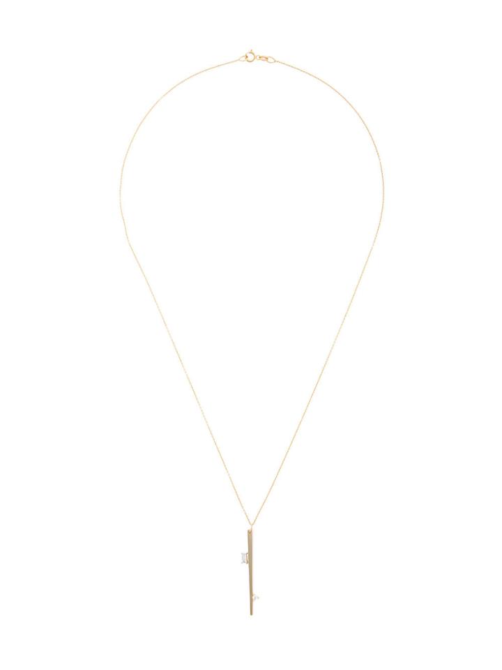Wasson Bar Necklace - Metallic
