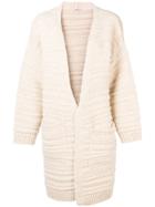 Barena Chunky Knit Cardigan - Nude & Neutrals