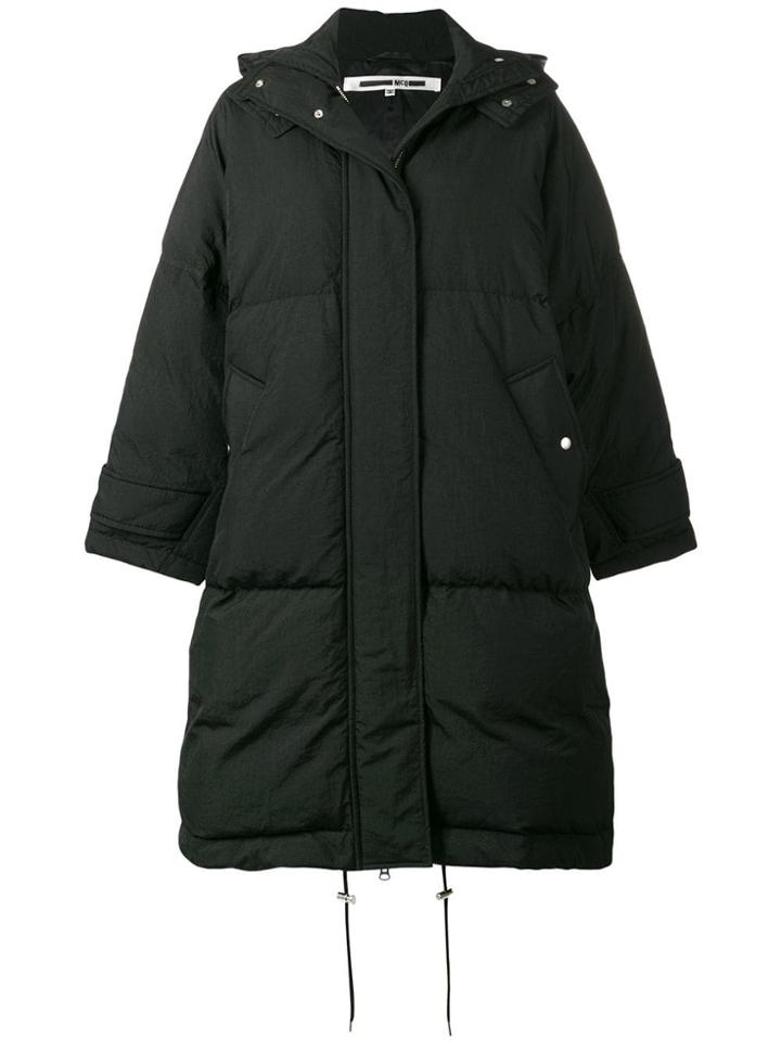 Mcq Alexander Mcqueen Oversized Padded Coat - Black