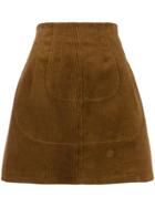Nº21 A-line Cord Skirt - Brown