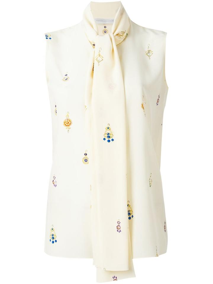 Victoria Beckham Scarf Collar Blouse