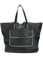 Dsquared2 - Studded Shopper Tote - Men - Calf Leather - One Size, Black, Calf Leather