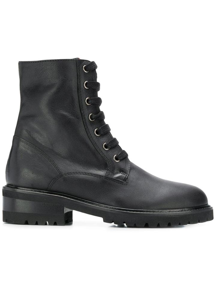 Via Roma 15 Lace-up Boots - Black