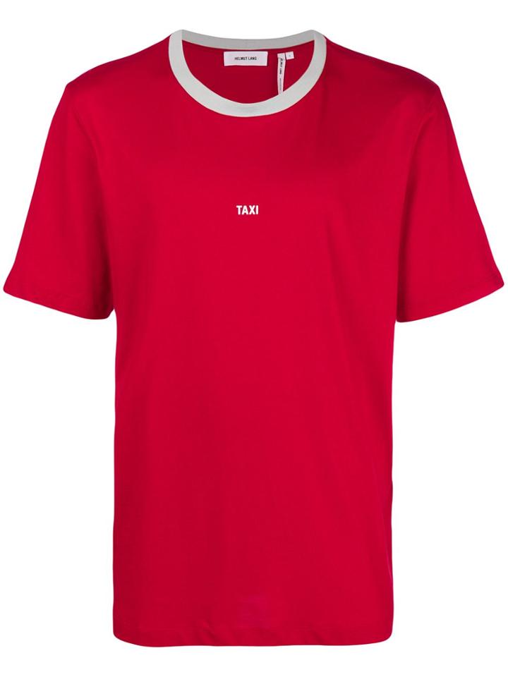 Helmut Lang Taxi T-shirt - Red