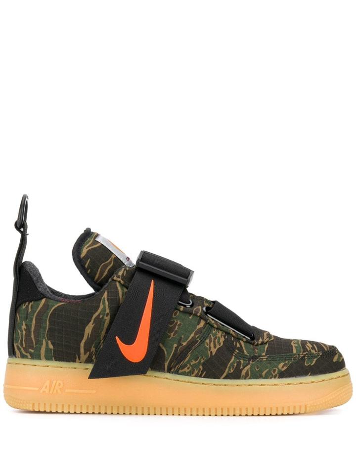 Nike Air Force 1 Carhatt Utility Sneakers - Green