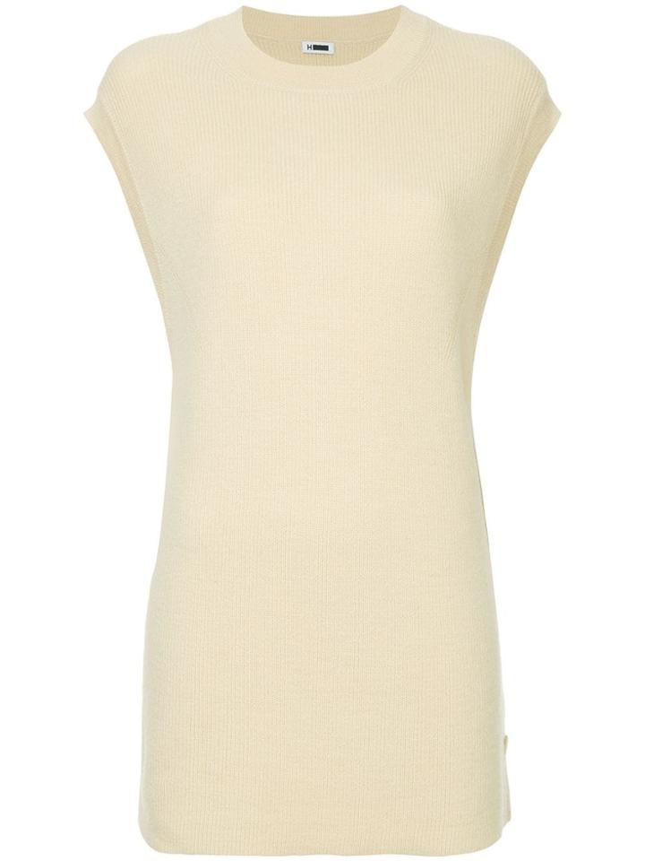 H Beauty & Youth Sleeeveless Sweater - Neutrals