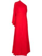 Rosetta Getty Asymmetric Gown Dress