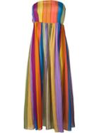 Forte Forte Striped Strapless Dress