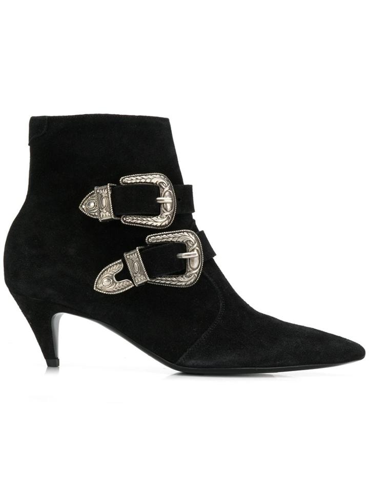 Saint Laurent Charlotte 55 Zip 2b - Black