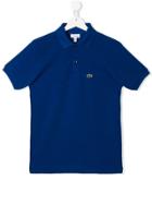 Lacoste Kids Teen Small Logo Polo Shirt - Blue