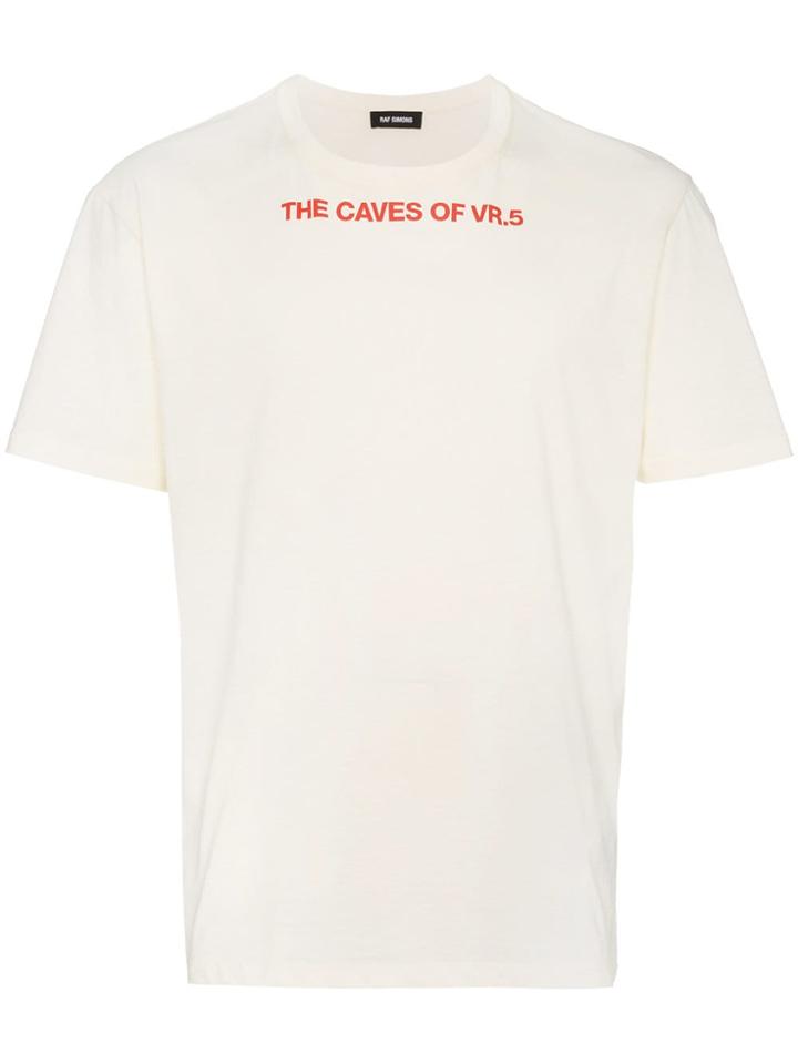 Raf Simons Cave Print T-shirt - Nude & Neutrals