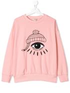 Kenzo Kids Logo Sweatshirt - Pink & Purple