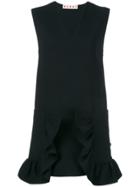 Marni Short Ruffled Dress - Black