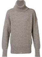 Vivienne Westwood Turtleneck Jumper, Men's, Size: Large, Grey, Alpaca/wool/acrylic