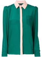 Pinko Colour Block Shirt - Green