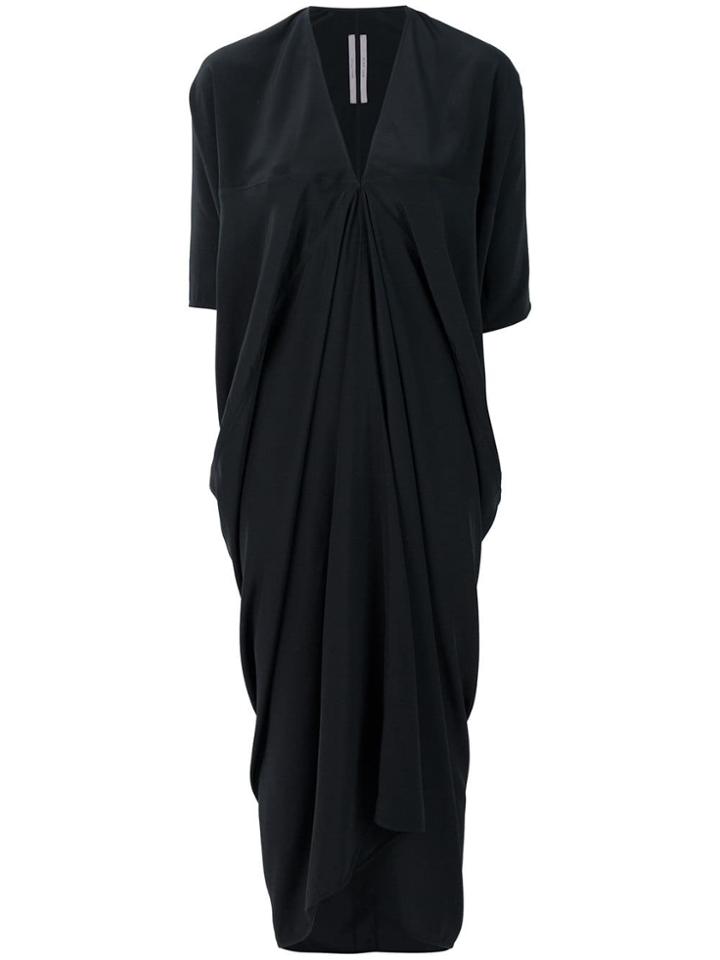 Rick Owens Draped V-neck Dress - Unavailable