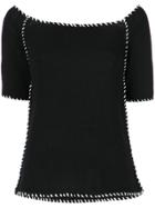 Mara Mac Boat Neck Knit Blouse - Unavailable