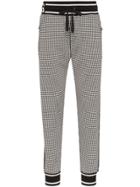 Dolce & Gabbana Houndstooth Check Jogging Trousers - Grey