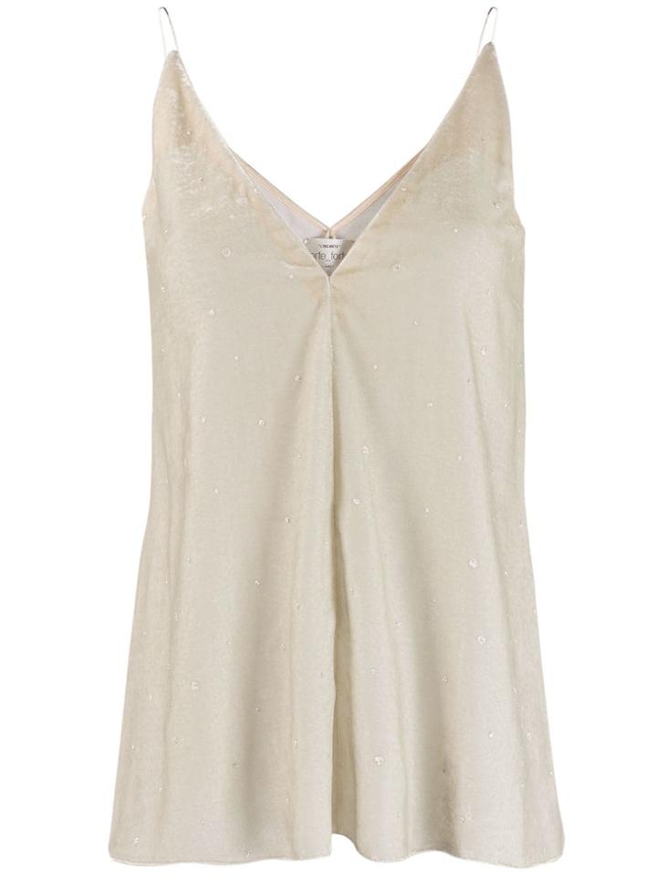 Forte Forte Velvet Tank Top - Green