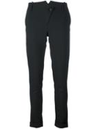 Masnada Slim Fit Trousers, Women's, Size: 40, Black, Polyester/spandex/elastane/viscose/wool