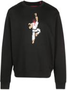 Mostly Heard Rarely Seen 8-bit White Warrior Pixelated Sweatshirt -