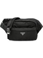 Prada Technical Fabric Cross-body Bag - Black