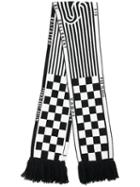 Proenza Schouler Pswl Checkerboard Knit Scarf - Black
