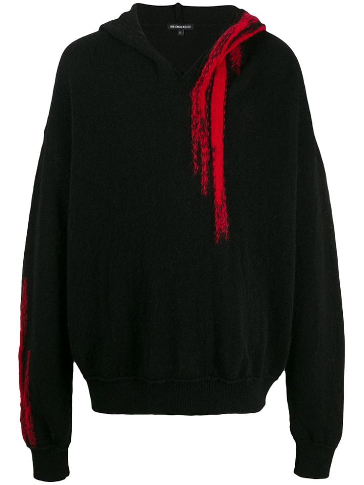 Ann Demeulemeester Hooded Jumper - Black