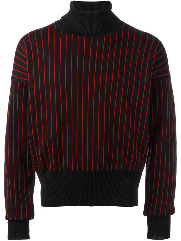 Y / Project Striped Roll Neck Jumper