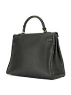 Hermès Pre-owned Kelly 35 2way Handbag Liegee - Black
