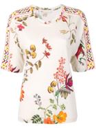 Etro Flower Print T-shirt - White