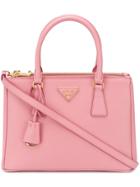 Prada Structured Tote Bag - Pink