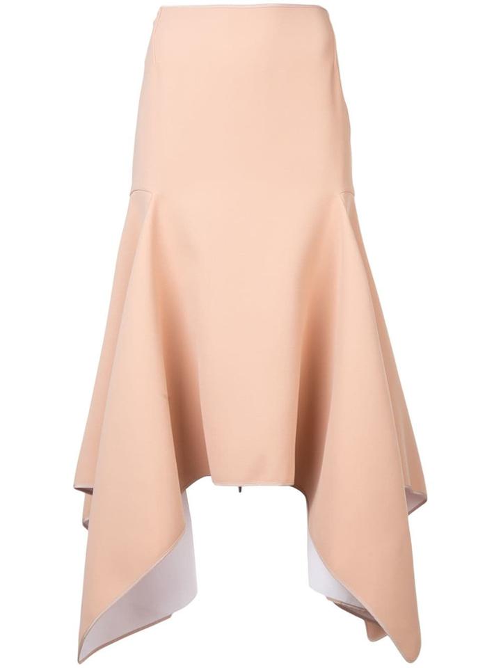 Maticevski High-waited Asymmetric Skirt - Neutrals